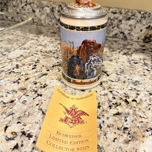 Budweiser Hunter’s Comoanion Setters stein